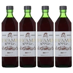 일본 Biwamin 비와민 720ml 포도 와인 식초 발효 음료 4병