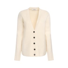 [질 샌더] Cardigan J02GP0055J14506_109 Ivory