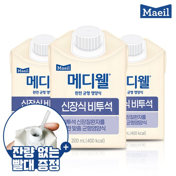 메디웰 신장식[비투석] 1박스 (200ml x 30팩) 환자식 식사대용