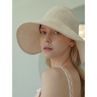 미민 Marshall ribbon suncap hat  2color