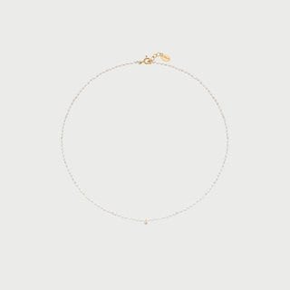 세그먼트에이 14K 랩다이아 미니 담수진주 목걸이(LD22075N)