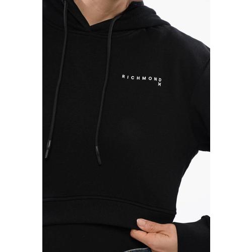 존 리치몬드 후드 티셔츠 UWP24005FEBLACK OFF WHITE Black