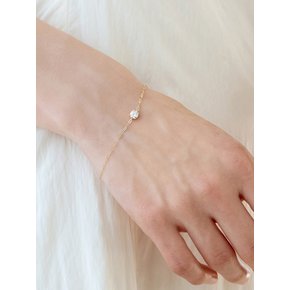 14K 에떼르 모이사나이트 다이아몬드 클립체인 팔찌