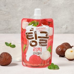 로엘 팅글 4kcal 곤약젤리 리치맛 80g 1팩