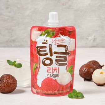  로엘 팅글 4kcal 곤약젤리 리치맛 80g 1팩