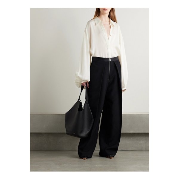 케이트 뱀 오버사이즈 트윌 셔츠 크림 1647597340049326