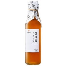 50년전통 대현상회 저온압착 참기름 생참기름 검은깨참기름 180ml 4병 선물세트 (선물케이스포장)