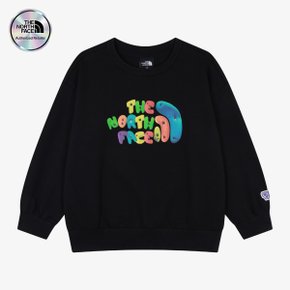 [노스페이스 키즈 공식] 키즈 컬러패스 스웻셔츠 NM5MS06T_BLK