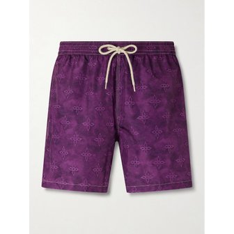 마시모알바 카이트 스트레이트 레그 미드 렝스 프린트 스윔 쇼츠 46376663163000786