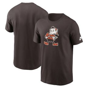 [해외] 1080376 나이키 NFL 남성 티셔츠 Cleveland Browns Nike Rewind Logo Essential T-Shirt