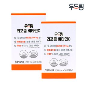 리포좀 프리미엄 비타민C 30정 X 2박스 (2개월분) 고함량 500mg 공복섭취 가능