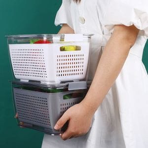 제이큐 과일 야채 냉장고보관용기 4.5L