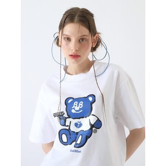 배드블루 BadBear Graphic Tee White