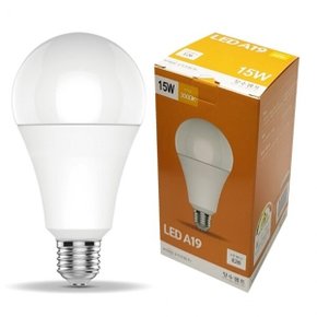 A19 LED 벌브 전구 15W E26 전구색 다마