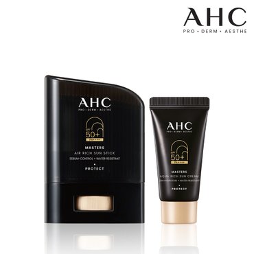 AHC [선물대전]마스터즈 에어리치선스틱14g+아쿠아리치선크림10ml