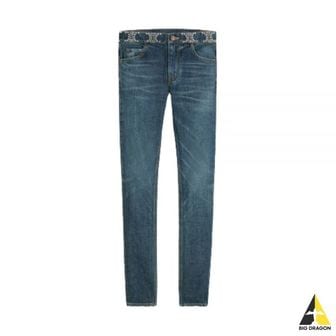 셀린느 셀린느 NEO SKINNY JEANS IN CLEAN DARK UNION WASH DENIM (2N972255V 08DL) (네오 스키