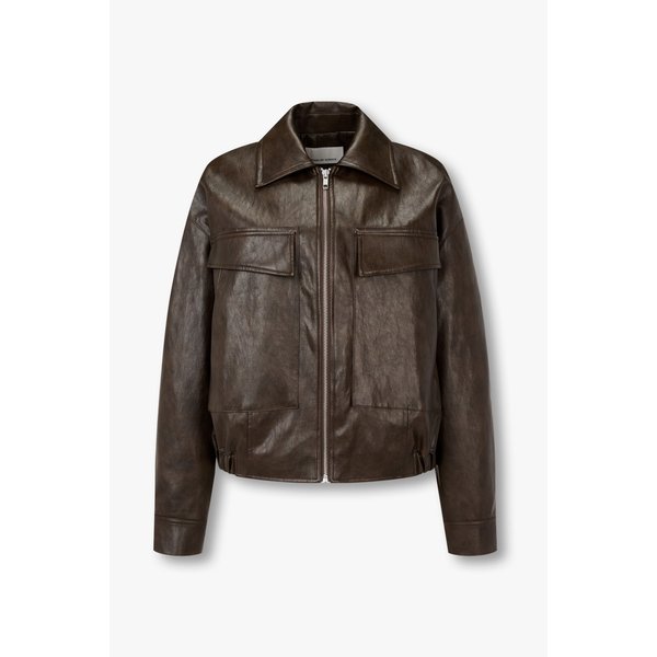 [파주점] 신세틱 레더 빅 포켓 블루종 자켓 7126175502