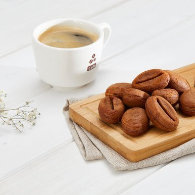 [알앤알] 커피콩빵 450g X 8봉 (약 400개입) 강릉 빵지순례 대용량 카페 디저트