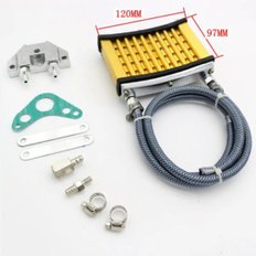 125cc 140cc 150cc 더트 핏 바이크 ATV용 오일 쿨러 냉각 라디에이터 블랙