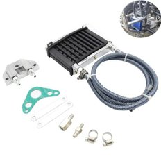 125cc 140cc 150cc 더트 핏 바이크 ATV용 오일 쿨러 냉각 라디에이터 블랙