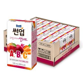  썬업 과일야채 샐러드 ABC 주스 125ml 24개