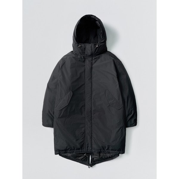 Duck-Down Hooded Long Padding_Black