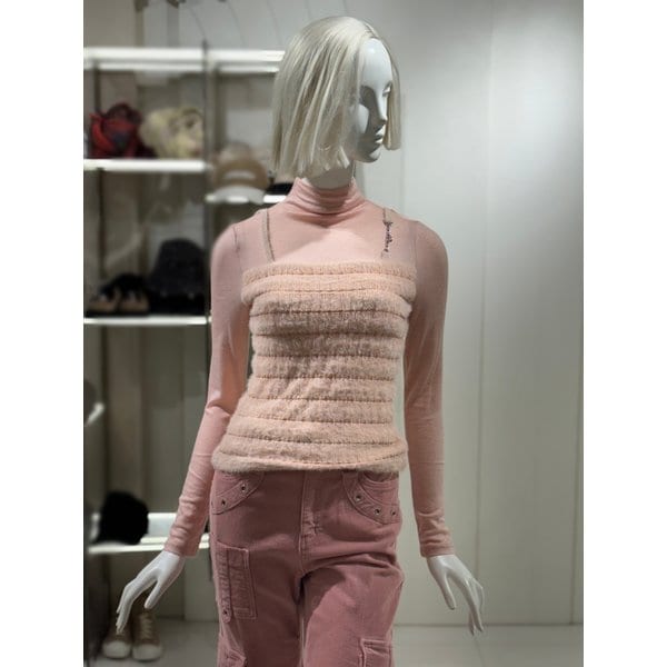 [파주점] 날개사 배색 장식티셔츠(ER4JT002)