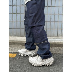 WIDE MULTI POCKET PANTS (INDIGO)