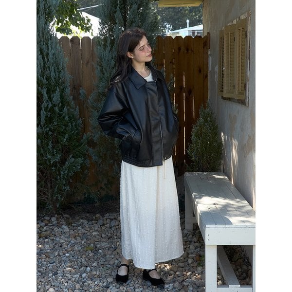 25FW Luvin Leather Blouson Jacket 1color