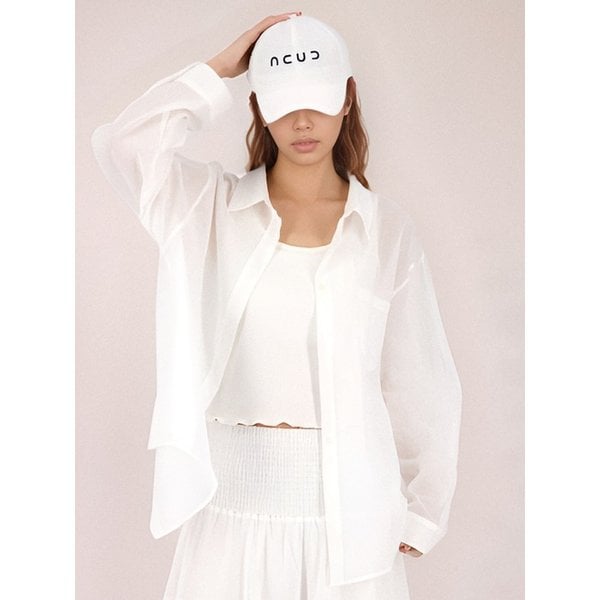 Long Sleeve Linen Shirt _White