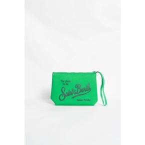 세인트바쓰 클러치 파우치 ALIN001 TEX0001 5751 Green