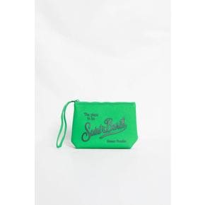 세인트바쓰 클러치 파우치 ALIN001 TEX0001 5751 Green