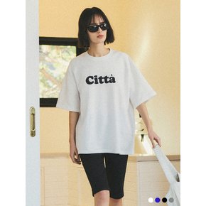 Signature Logo Overfit T-shirt_CTT312(4Color)