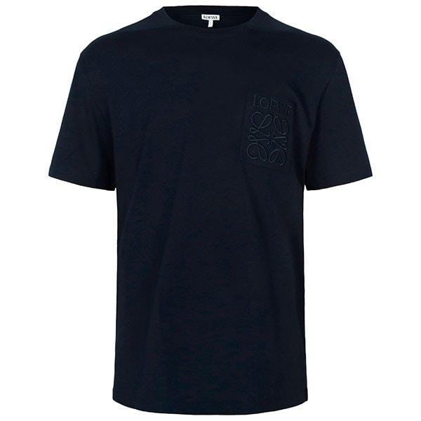 [부산점] 25FW 다크네이비 아나그램 포켓 릴렉스핏 티셔츠 H526Y22XBC 9602