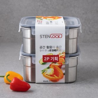 스텐락 스텐락정사각핸디3.0L 2p