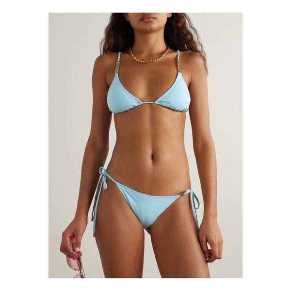 멜리사 오다바시 몰디브 장식 트라이앵글 비키니 탑 블루 46376663162895104