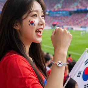 핸드메이드 비즈팔찌 컬러믹스 스포츠 관람 응원아이템