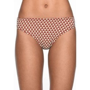 4765287 OYSHO GEOMETRIC CLASSIC - Bikini bottoms brown