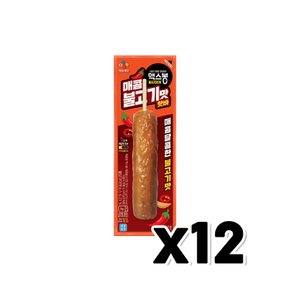 CJ 맥스봉매콤불고기맛핫바 소시지간식 65g x 12개