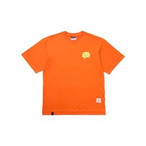 Second Coming Oversized Short Sleeves T-Shirts Orange