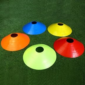 RD_0085 스포츠 접시콘 고깔콘 운동콘 체육콘 납작콘 꼬깔콘 꼬깔콘 축구꼬깔 칼라콘