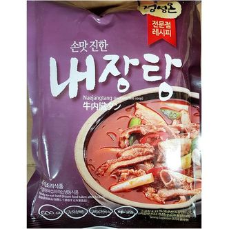제이큐 소내장탕 즉석국 국 식당 업소용 식자재 재료 초원식품 600gX2