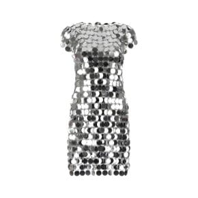 DRESSES Womens Dress 19EIRO014PS0133 P040 Silver