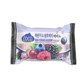 COCO 복분자 블루베리 때비누 SPIS X ( 4매입 )