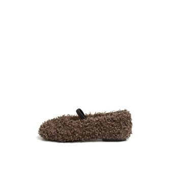 마크모크 Fuzzy 퍼지 뽀글퍼 라운드 토 메리제인 플랫_5color