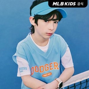 MLB키즈 (공식)24SS 바시티 3PCS 베스트 반팔 세트 7AS1V0343-07SBS