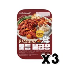 쿠캣 인절미맛 모듬곱창 즉석조리 140g x 3개