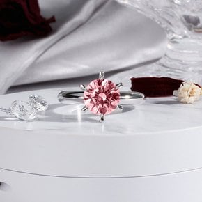 2캐럿 랩 그로운 다이아몬드반지 솔리테어 6프롱 기념일 선물 예물 웨딩 프로포즈 결혼