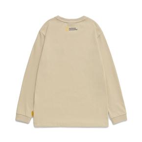 K241UTS020 스몰로고 긴팔티 BEIGE