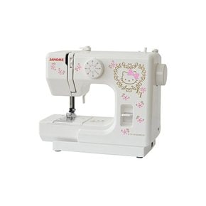 JANOME 산리오 헬로키티 전동 재봉틀 콤팩트 KT-35